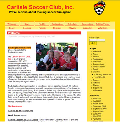 Carlisle Iowa Soccer